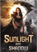 Cover of the book Sunlight and Shadow, featuring a blend of light and dark imagery, symbolizing contrast and balance.